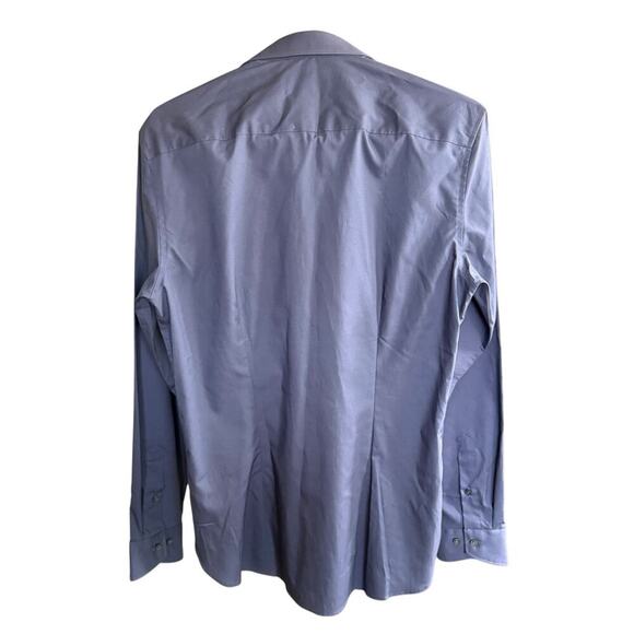 Ted Baker Endurance Dress Shirt Slim Fit Button Up Mens L/S Blue 15.5 Preppy NWT - Picture 5 of 9